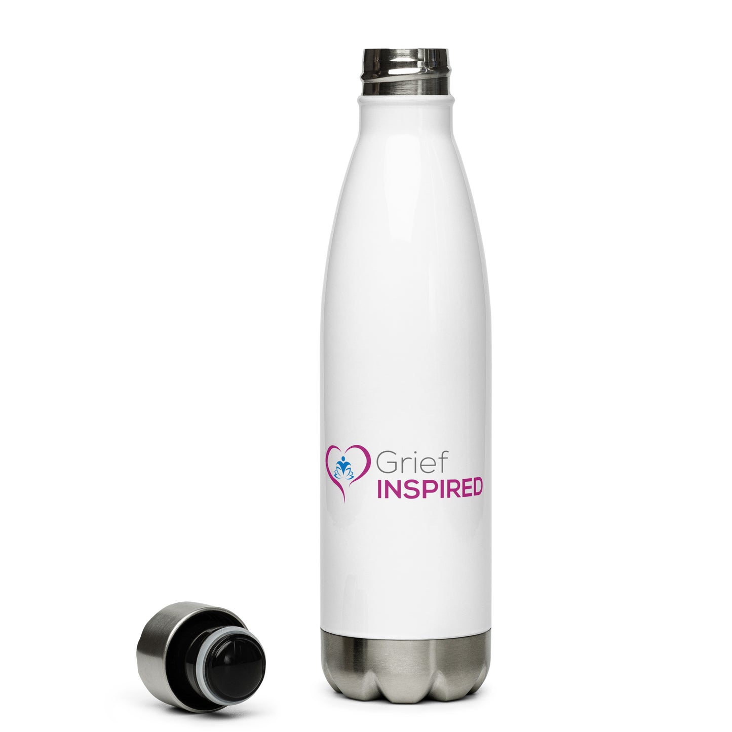 Grief Inspired Logo Stainless steel water bottle