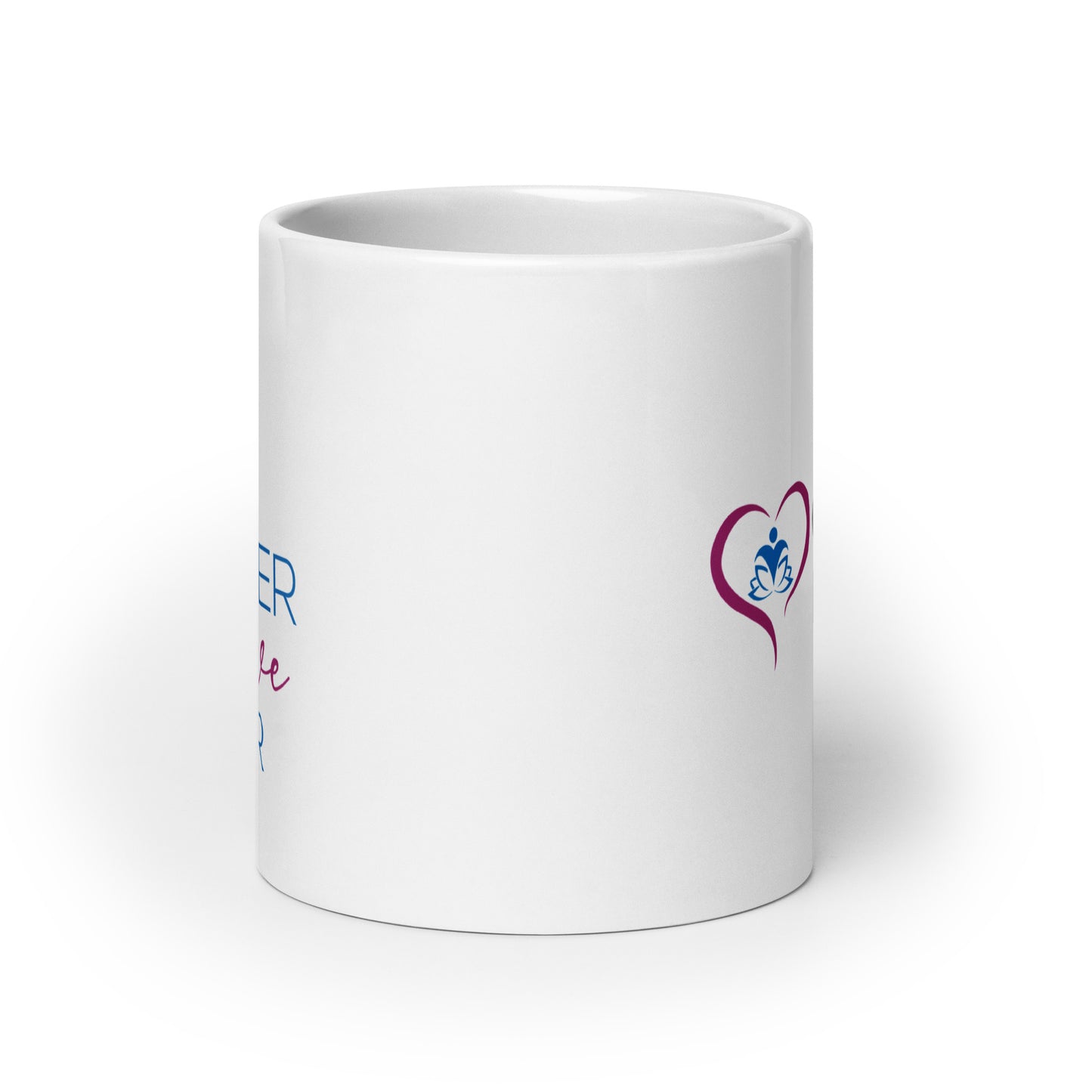 Together We Grieve Better White glossy mug